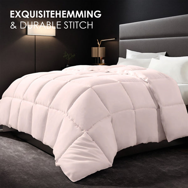 2-Pack Pink Oversized Duvet Inserts