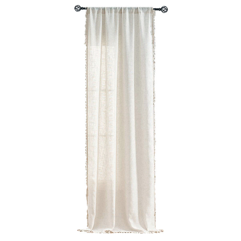 Bohemian Tassel Lace Curtain