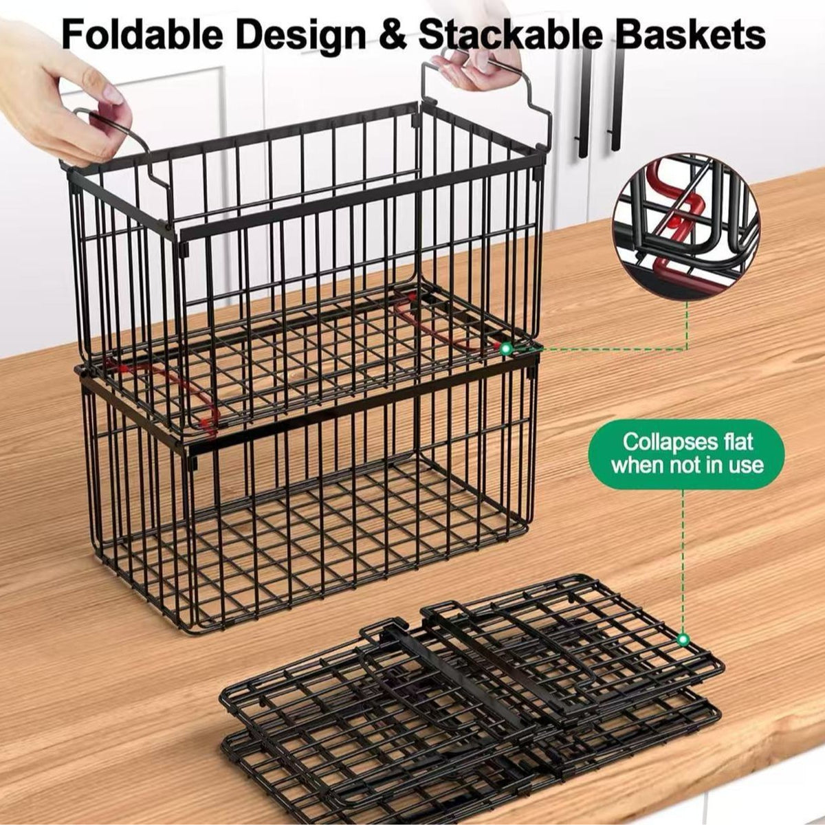 Freezer Basket Storage Rack