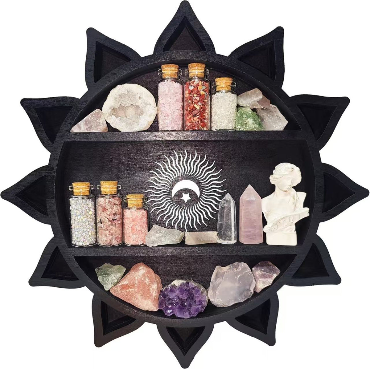 Wall-Mounted Decorative Display Shelf