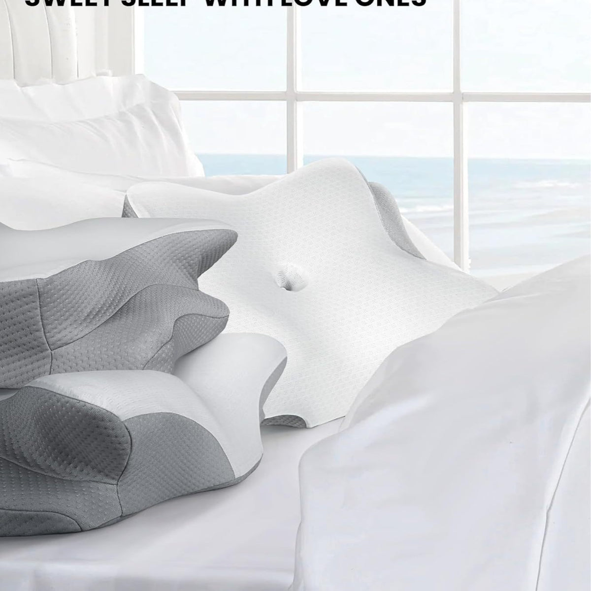 Butterfly-Shaped Memory Foam Neck Pillow