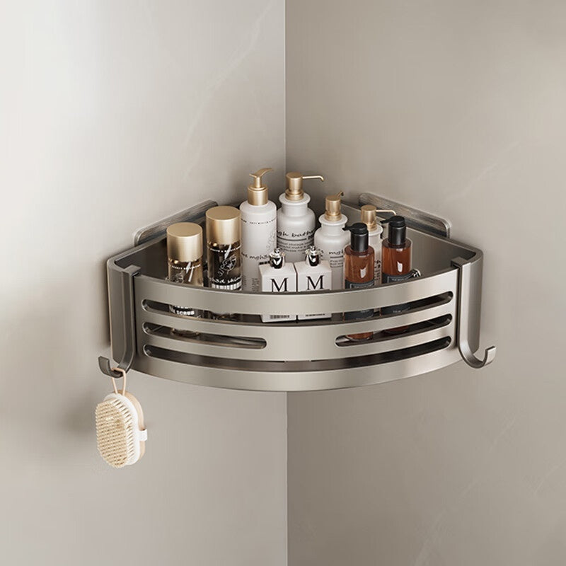 Raised Triangle Bathroom Storage Rack