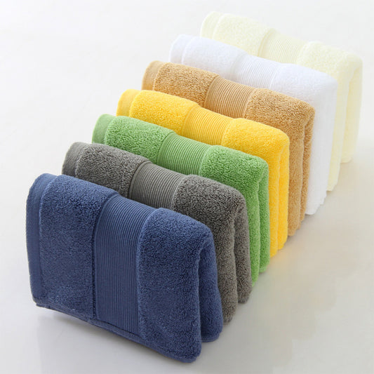 8-Piece Solid-Color Cotton Towel Set