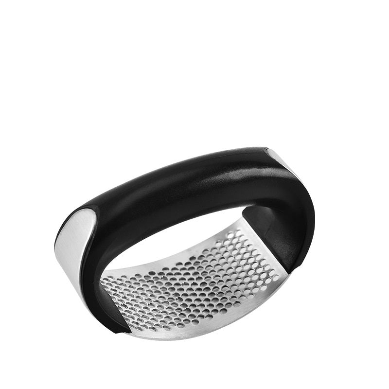 Stainless Steel Curved Manual Garlic Press