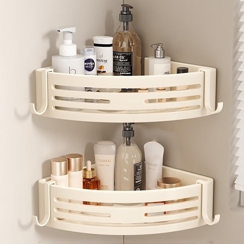 Raised Triangle Bathroom Storage Rack
