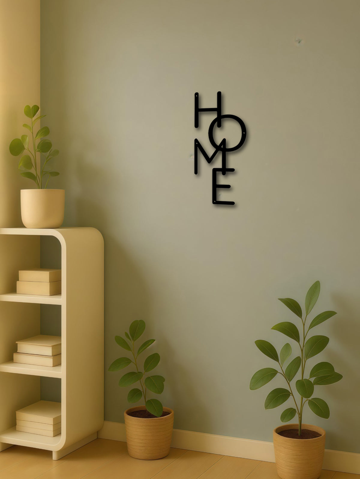 Metal HOME Letter Wall Sign