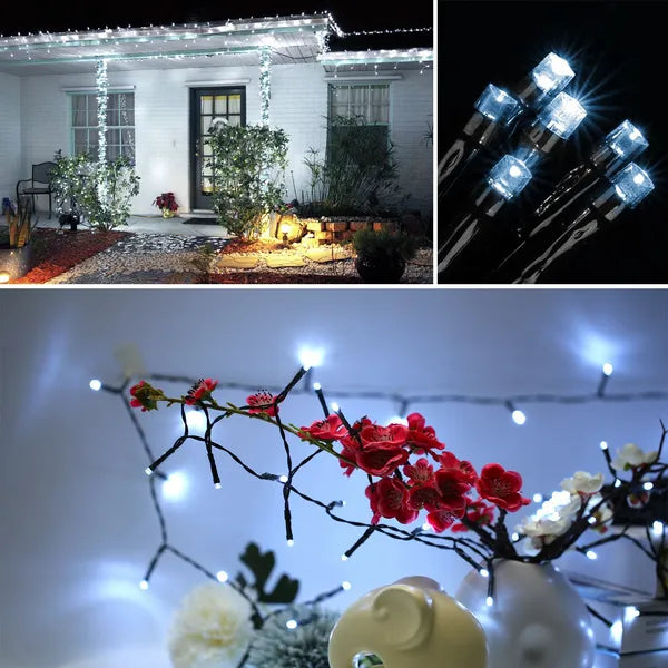 12m Solar Fairy Lights, 100 LEDs