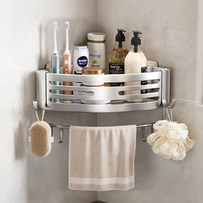 Raised Triangle Bathroom Storage Rack