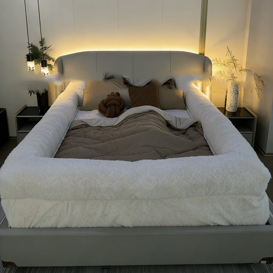 Solid-Color Chenille Bed Sheet