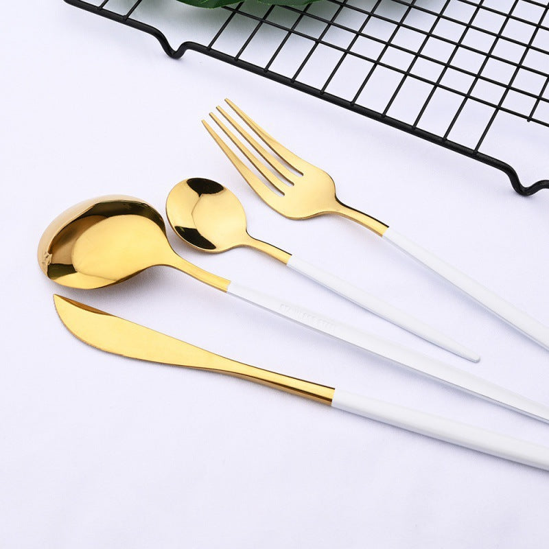 24-Piece Stainless Steel Cutlery Set