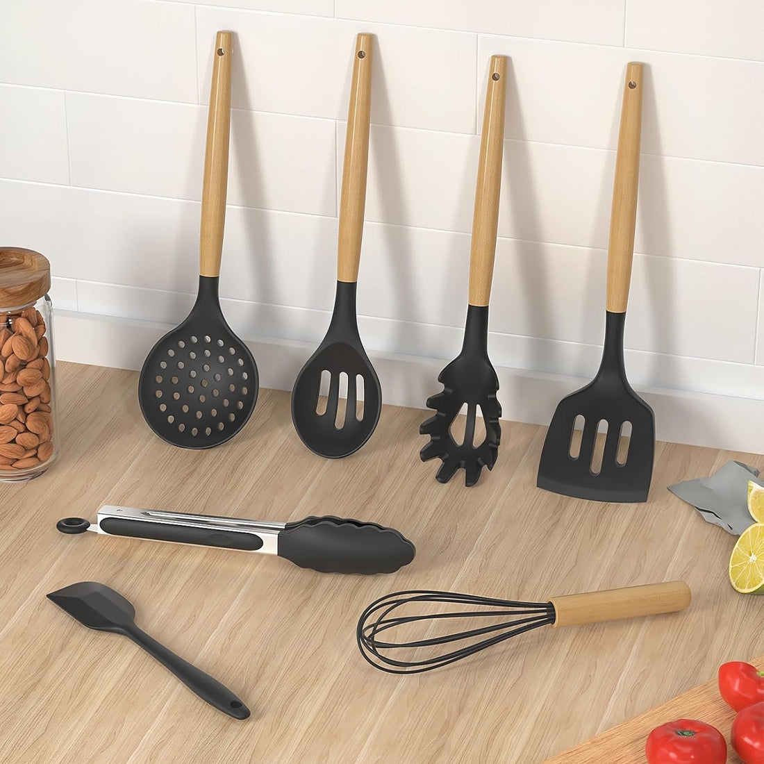 14-Piece Silicone Kitchen Utensil Set