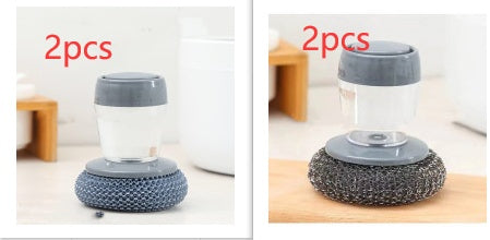 Soap-Dispensing Palm Brush and Refill Options