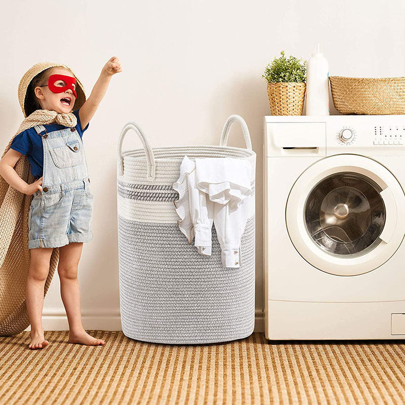 Cotton String Knitted Storage Basket