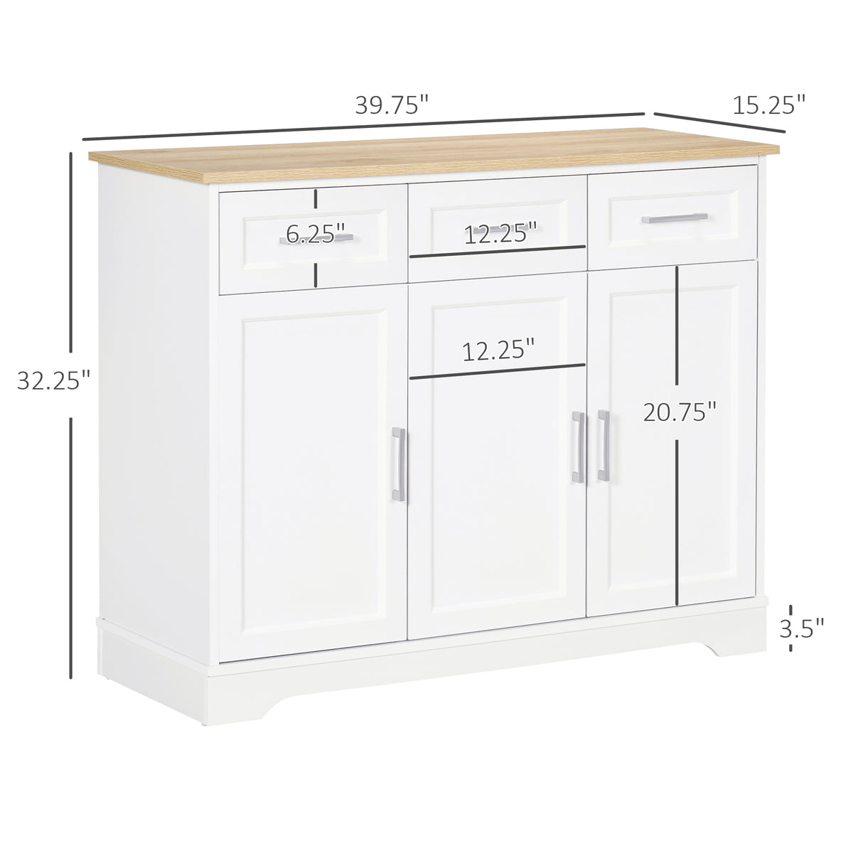 Kitchen Sideboard Buffet Storage Cabinet