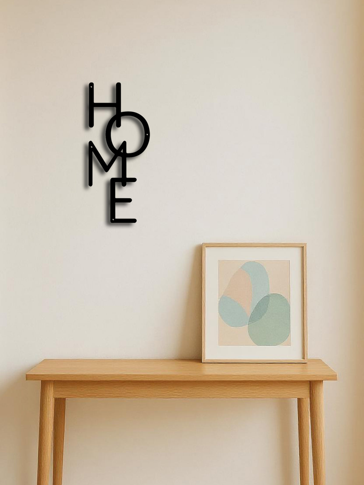 Metal HOME Letter Wall Sign