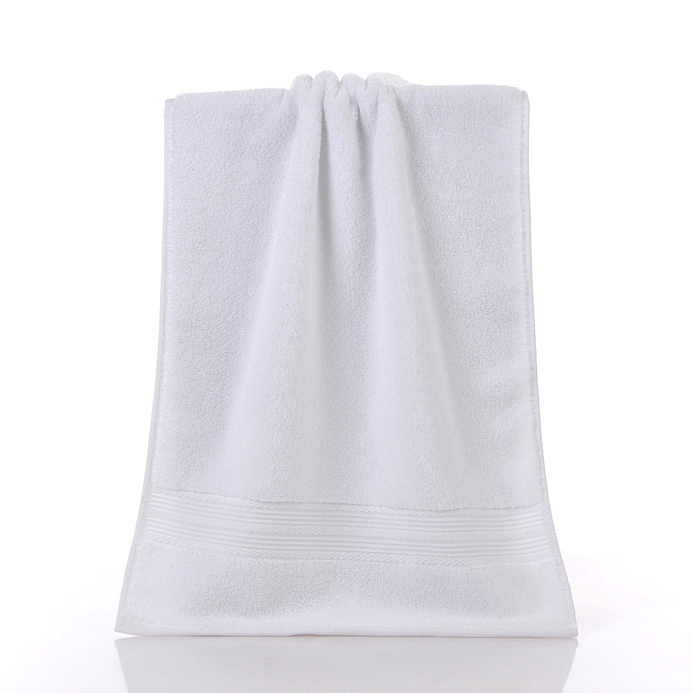 Solid-Color Double-Satin Cotton Towel