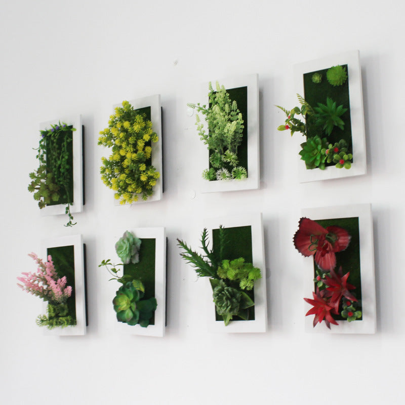 3D Artificial Succulent Flower Wall Hanging