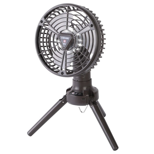 Rechargeable 10400mAh Camping Fan with LED Light