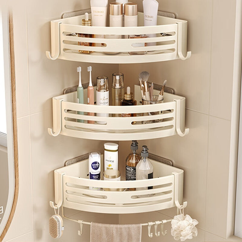 Raised Triangle Bathroom Storage Rack
