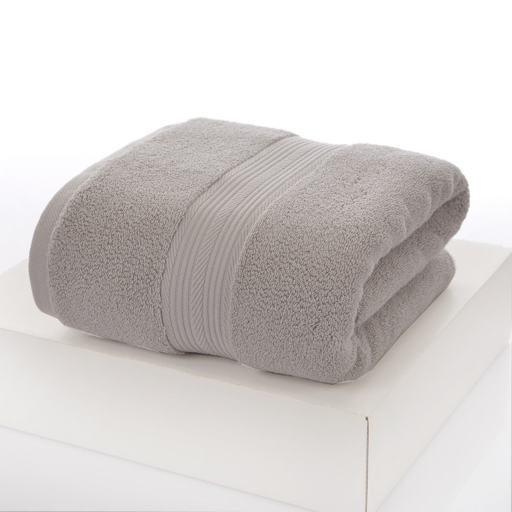 Plain Cotton Bath Towels
