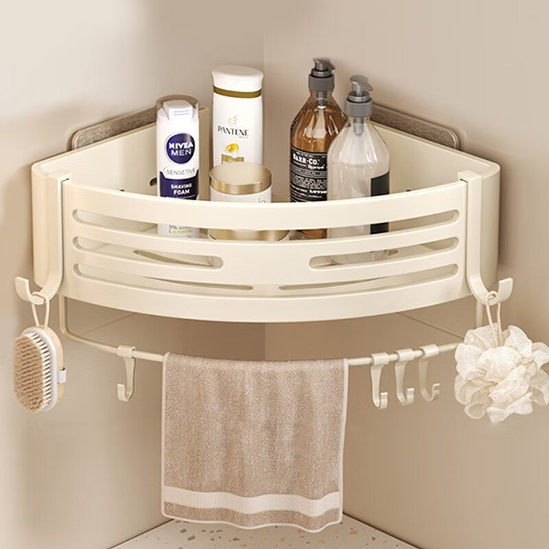 Raised Triangle Bathroom Storage Rack