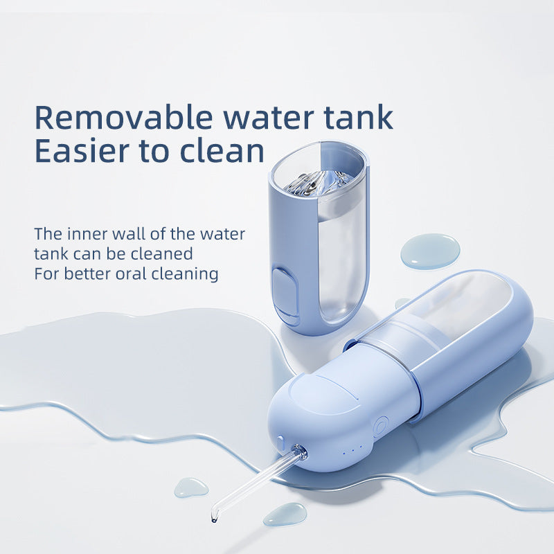 Portable Water Flosser with Retractable Tank