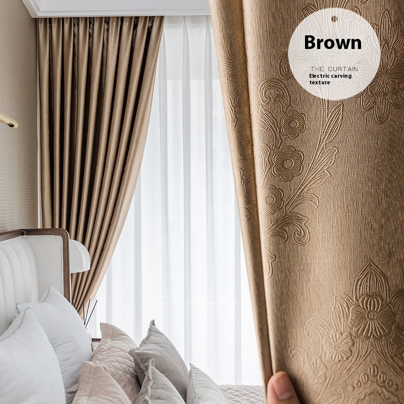 Thickened Shading Curtain for Living Room or Balcony