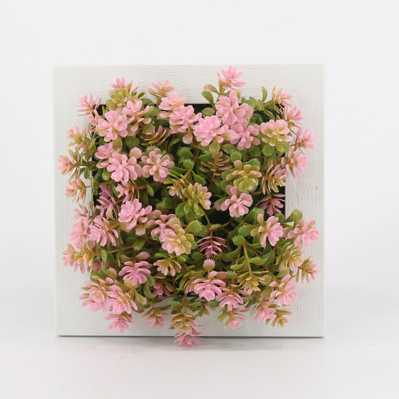 3D Artificial Succulent Flower Wall Hanging