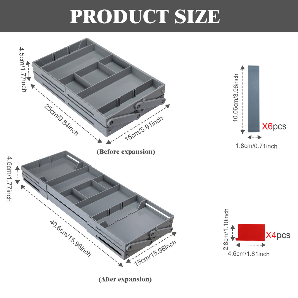 Foldable Drawer Organizing Storage Box